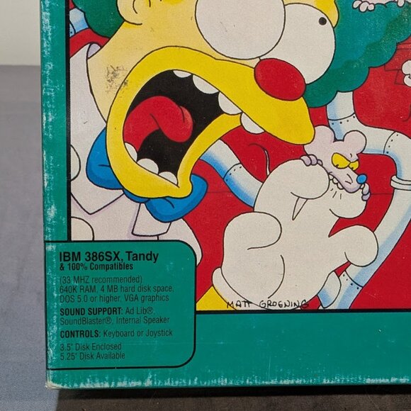 Krusty's Super Fun House IBM Computer Game 1993 - UNTESTED - Picture 2 of 11